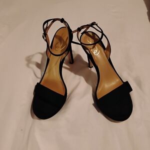 Elegant Black Strappy Heels